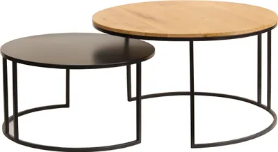 Produktbild von Miliboo - Ausziehbare Couchtische aus Holz und Metall TAHL