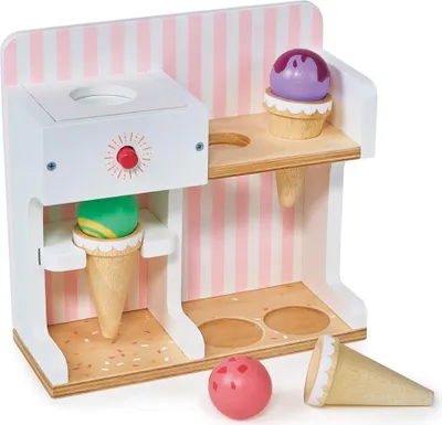 Produktbild von Mentari Holz Eiskiosk Spielzeug - Rollenspiel Eisstand