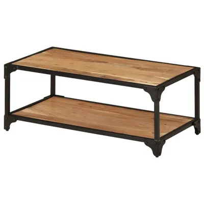 Immagine prodotto di Tavolino 90x45x35 cm in legno massiccio di acacia