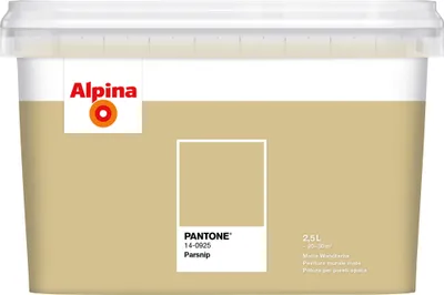 Produktbild von Alpina Wandfarbe Pantone 14-0925 parsnip 2,5l
