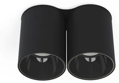 Produktbild von Deckenleuchte Schwarz GU10 Metall Modern Deckenlampe Küche