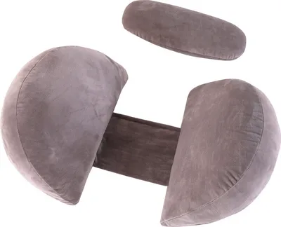 Image de （Gris foncé）Coussin de grossesse en forme de coin, coussin de maternité pour femmes enceintes avec double coin réglable, coussin de grossesse, soutien pour le ventre, le dos, les jambes et réglable