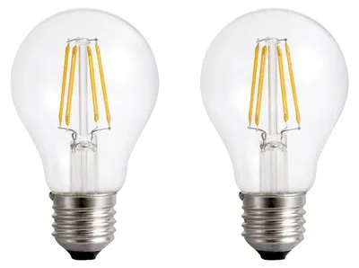 Produktbild von Spectrum LED-Lampe A60 E27 - 8,5 W - 230 V - 1200 Lumen - 4000 K Neutralweiß - Ø 60 mm - Für Decken-, Tisch- oder Stehlampen - 2 Stück