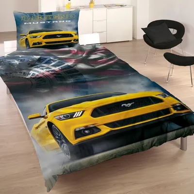 Zdjęcie produktu dla Ford Mustang Legend 008 pościel Linon / Renforcé