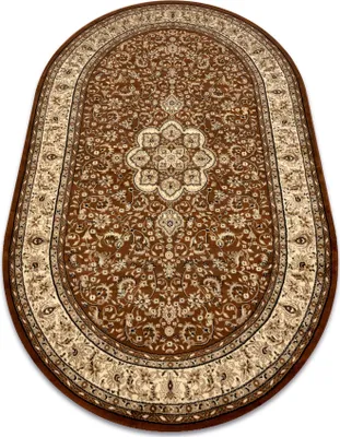 Produktbild von Teppich ROYAL ADR Oval modell 521 braun braun 200x290 cm