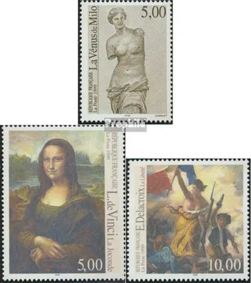 Produktbild von Briefmarken Frankreich 1999 Mi 3375-3377 (kompl.Ausg.) postfrisch Meisterwerke
