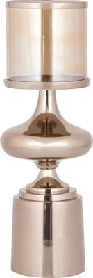 Produktbild von PTMD - Uvira Laterne - Braun - 15x15x43cm