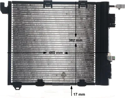 Produktbild von MAHLE AC 349 000S Kondensator Klimaanlage Klimakondensator für OPEL Astra G CC (T98)
