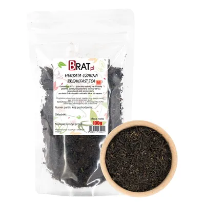 Obrázok produktu pre Čierny čaj Raňajky čaj 100g Brat.pl