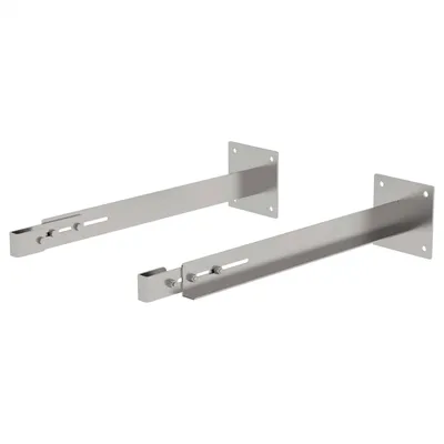 Produktbild von Günzburger Steigtechnik Sonderwandhalter starr Edelstahl 0,8 - 0,9 m - 064273