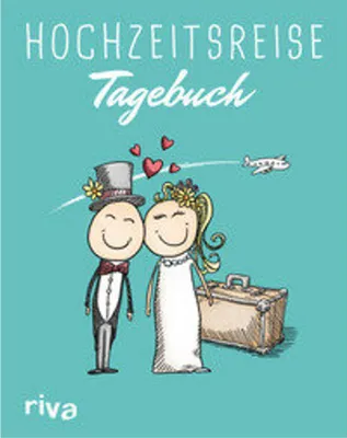 Immagine prodotto di Hardcover Hochzeitsreise-Tagebuch mit über 60 Seiten, 3 Abschnitten und QR-Code