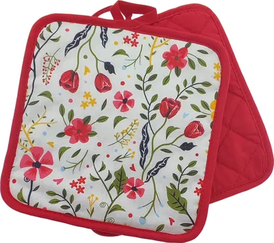 Produktbild von 2er Topflappen ca.20 x 20cm, rot