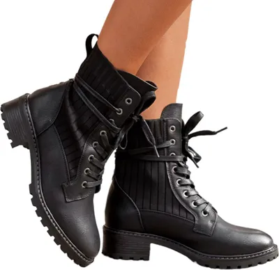 Produktbild von Damen Schuhe Stiefeletten Stiefel Herbst Winterschuhe Boots 1425 Schwarz Gr.36