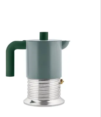 Produktbild von Alessi Vite Espressomaschine Gruen 3T PM01/3 GR 8003299503438