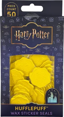 Produktbild von Harry Potter: Hufflepuff Wax Sticker Seals (Set of 50)