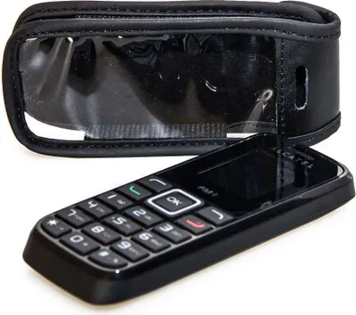 Zdjęcie produktu dla Ledertasche mit Gürtelclip für Alcatel 1010D/1010X