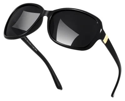 Produktbild von Sonnenbrille für Damen mit polarisierten Gläsern und Retro-Design