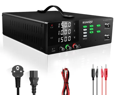 Productafbeelding van Laboratoriumvoeding 150 V 10 A met OCP/OVP en Gegevensopslag