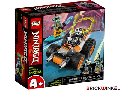 Productafbeelding van LEGO 71706 NINJAGO 4+ Cole's Speedster, raceauto speelgoed voor kinderen vanaf 4 jaar, themagebaseerd op Prime Empire