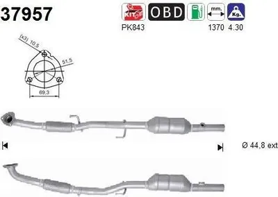 Zdjęcie produktu dla Katalizator Skoda Fabia Ii 1,4 Euro 5