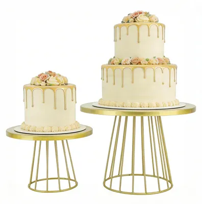 Image de Solidchoice - Lot de 2 présentoirs à gâteaux de style vintage