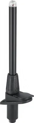 Produktbild von LED Positionslicht mit Mast, klappbar oder steckbar, versch. Höhen, für Boote bis 12m Größe: 25 cm steckbar schwarz