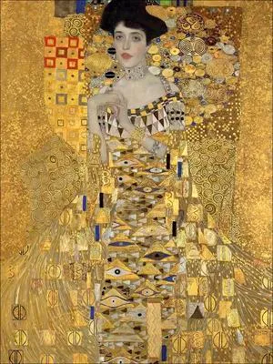 Produktbild von Leinwandbild Klimt Portrait Of Adele 84x116 cm