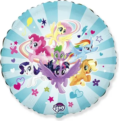 Zdjęcie produktu dla Balon foliowy 18" FX - My little Pony Drużyna, niepakowany