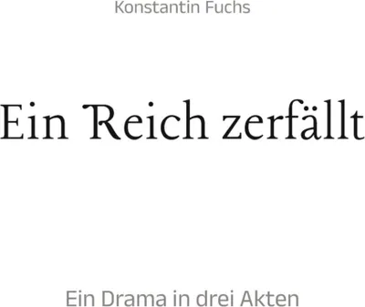 Produktbild von Ein Reich zerfällt