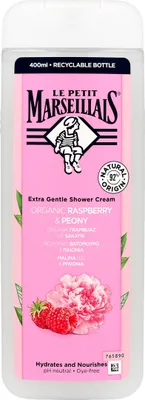 Image de Le Petit Marseillais, Gel douche framboise et pivoine, 400 ml