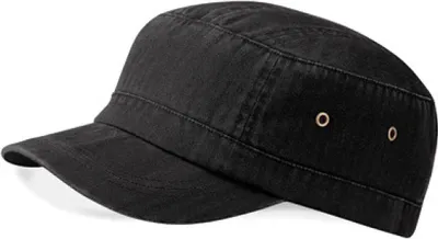 Produktbild von Beechfield B38 | Urban Army Cap / Kappe / Mütze - Farbe: Vintage Black - Größe: One Size