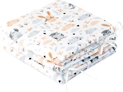 Produktbild von Amilian 180 cm Bettumrandung für Babybett - Beige Bettschlange