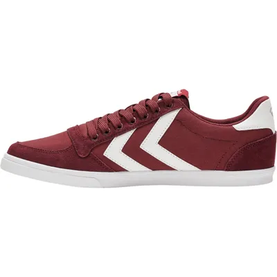 Image de Hummel Slimmer Stadil Low Indoor Sneaker Chaussures rouge/blanc 063512-3661, Pointure:44 EU