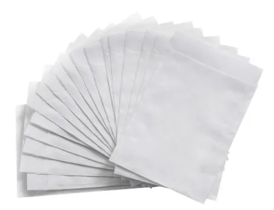 Produktbild von 100 kleine weiße mini Papiertüte 5,5 x 11,7 cm Sterne basteln Butterbrottüten Ministerne Weihnachten Verpackung Kleinigkeiten Freudentränen Tüten Blumensamen Samen give-away Pillen Globuli25 Stück