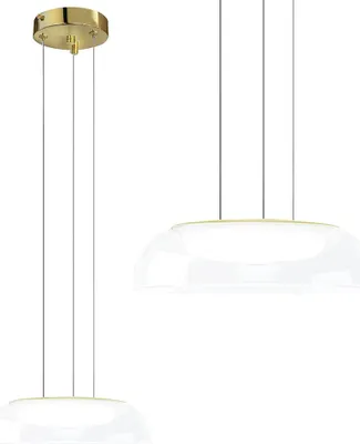 Zdjęcie produktu dla LAMPA WISZĄCA LED APP1691-1PC Złota