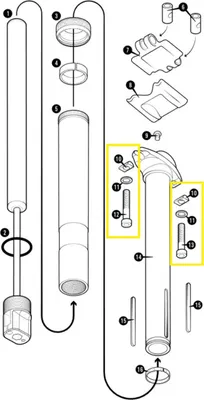 Image de Crankbrothers Highline Screw kit de vis, washer inclus