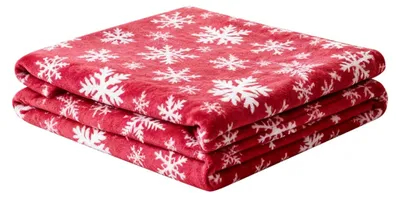 Image de Couverture en polaire douce pour la décoration intérieure, idéale pour la période de Noël