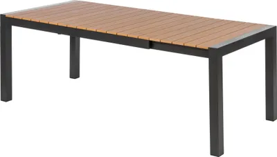 Obrázok produktu pre blumfeldt Menorca Expand, záhradný stôl, rozkladací, 213 x 95 cm, svetlý/teak