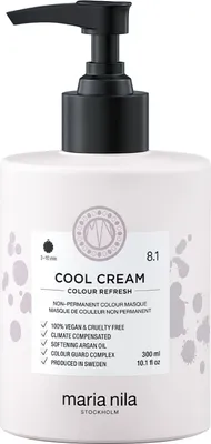 Zdjęcie produktu dla Maria Nila Colour Refresh Maska koloryzująca do włosów 8.1 Cool Cream, 300 ml