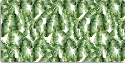 Produktbild von Schreibtischmatte Tischunterlage 90x45 cm Mauspad - Exotische Blätter