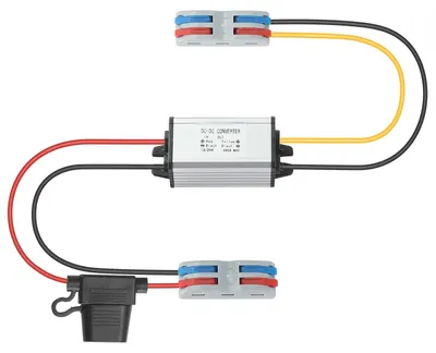 Step-down Wandler 12V/24V auf 5V 5A 25W DC-DC Spannungsregler