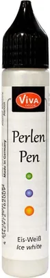 Produktbild von ViVA DECOR Perlen Pen 28 ml eisweiß