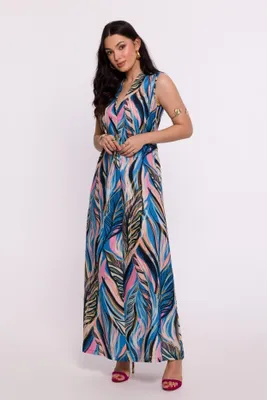 Produktbild von BeWear Maxikleid für Frauen Vaknim B283 Blau S