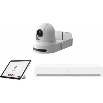 Produktbild von Cisco Room Kit Pro with PTZ 4K Camera, Gruppen-Videokonferenzsystem, 4K Ultra HD, 60 fps, 20x, 12x, Grau