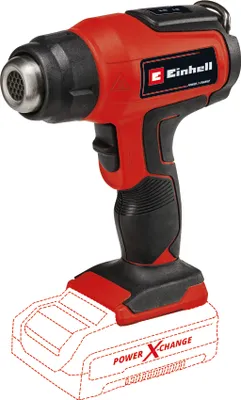 Produktbild von Einhell Power X-Change Akku-Heißluftpistole TE-HA 18 Li-Solo