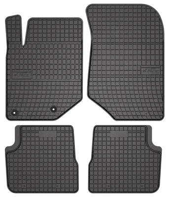 Productafbeelding van Rubberen automatten voor DS DS3 Crossback vanaf 2018 (crossover) – 4-delig, zwart, op maat – Wielganizator SolidPRO