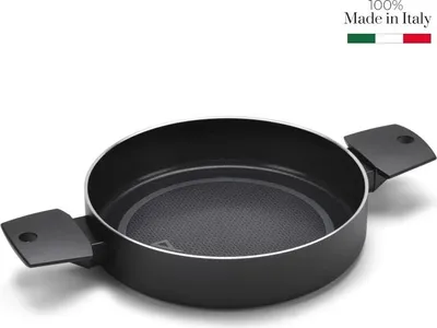 Produktbild von Moneta RECY 0005550224 Bratpfanne, 24 cm max. Durchmesser, Aluminium, Induktionsherd-geeignet, Antihaftbeschichtung
