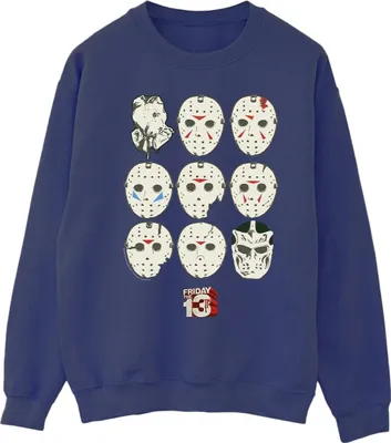 Produktbild von Friday The 13th - Sweatshirt für Herren BI23756 (M) (Marineblau)