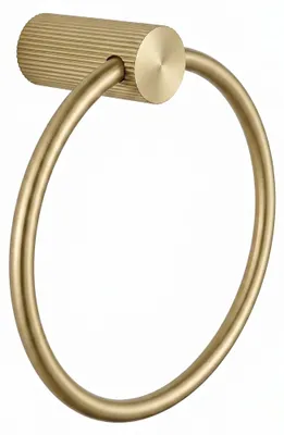 Image de Rea Patère De Salle De Bain Ring 64106 Solo Brush Gold