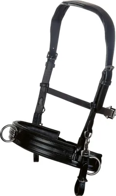 Produktbild von HKM Kappzaum Comfort , Größe:Pony, Farbe:schwarz